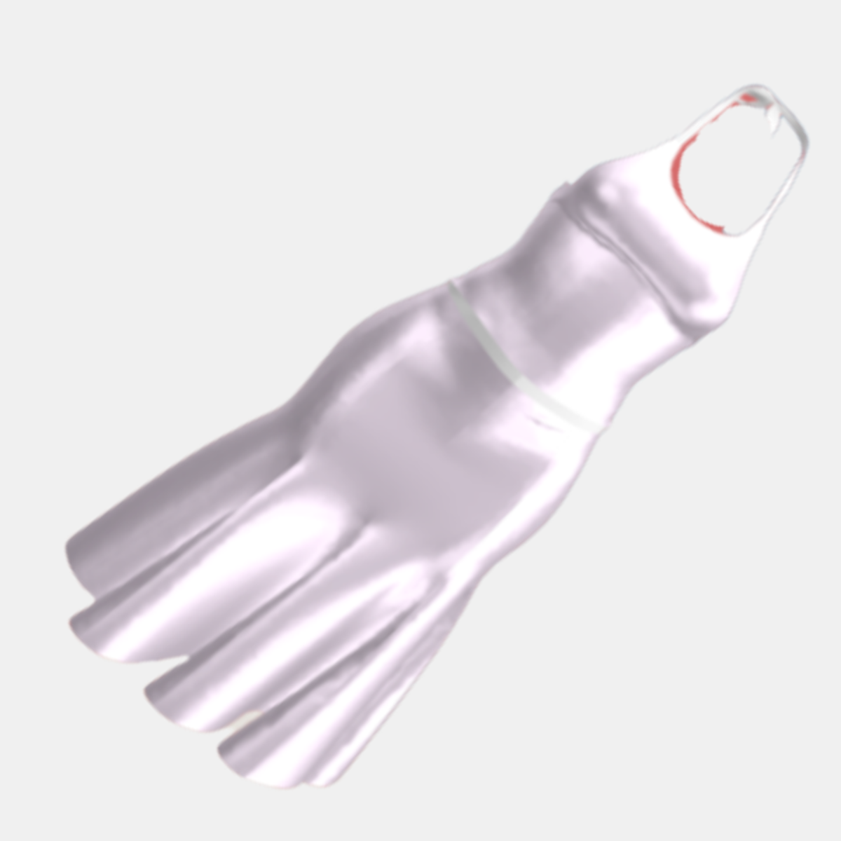 Soft Lavender /Ivory Dress 2.0 with Ribbon Belt & neck tie