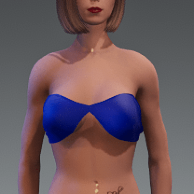 Emissive bikini top