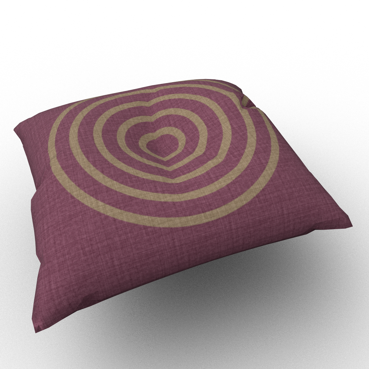 Floor Pillow Circle-Red