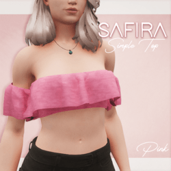 Safira - Simple Top Pink