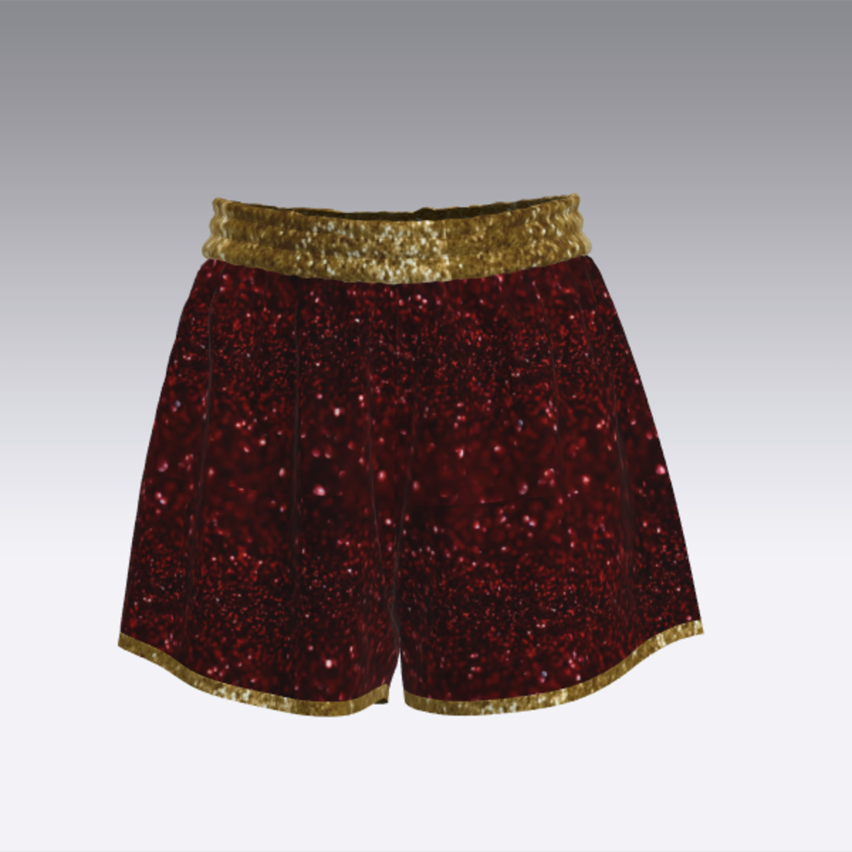 Minnie Fun Red and Gold Shorts