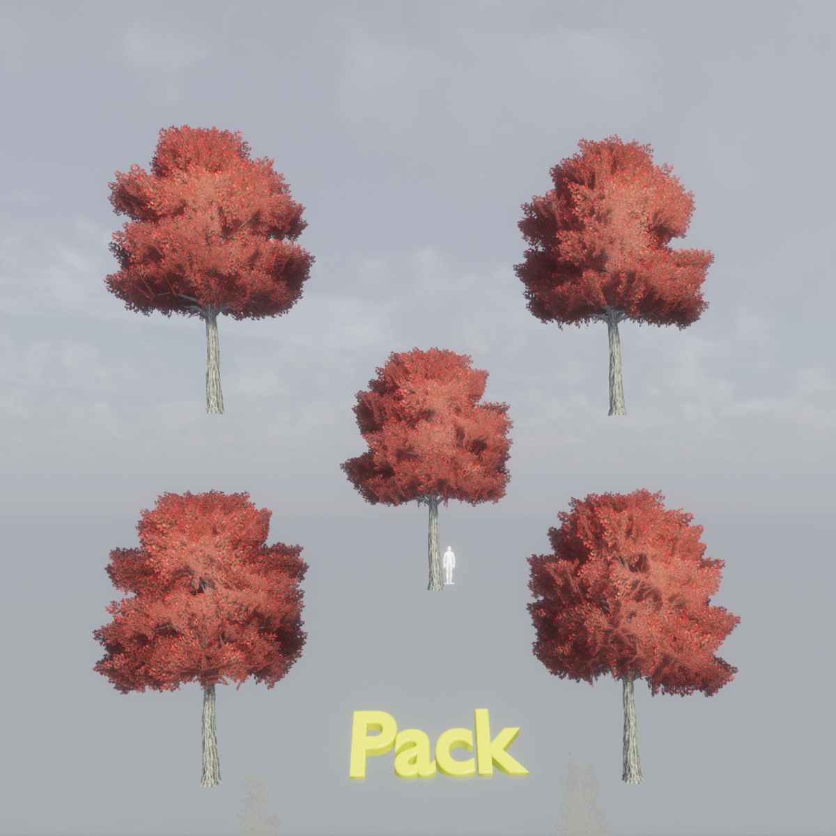 Oak Tree Pack (red)