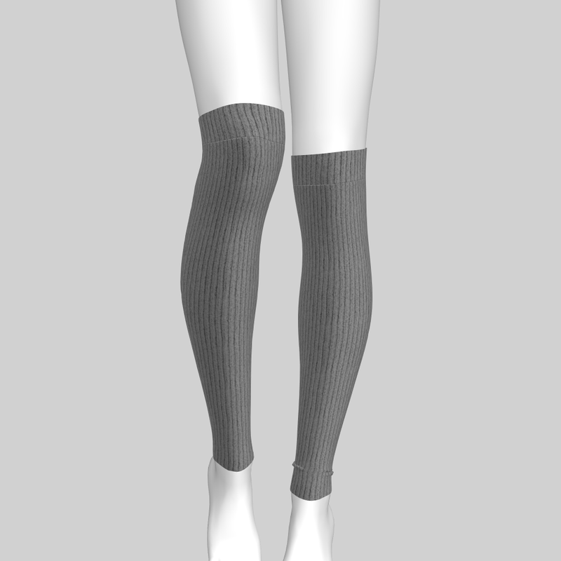 Stockings Emilie Knitted Gray 2.0