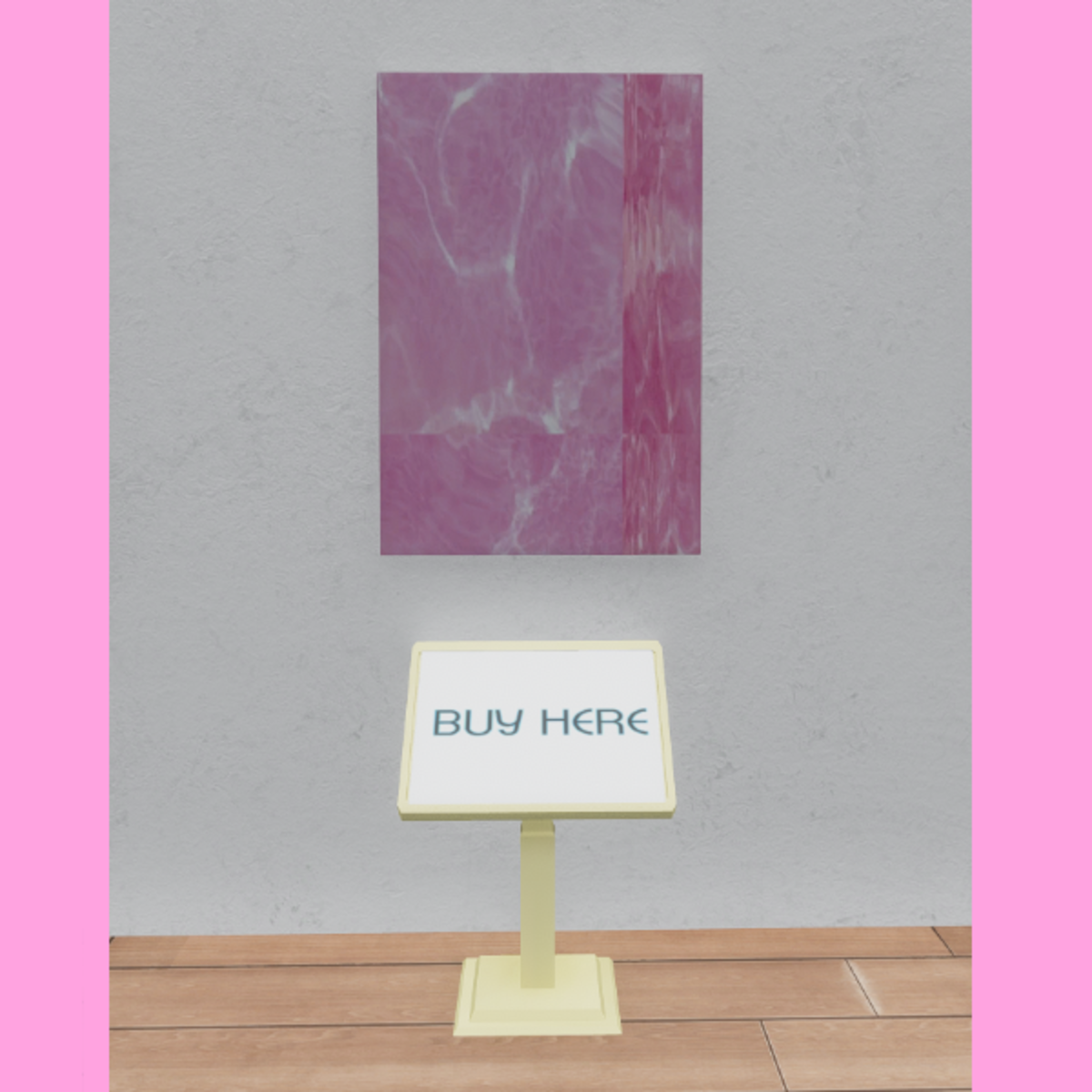 iivimyy - Piicture Frame - Pink Waves