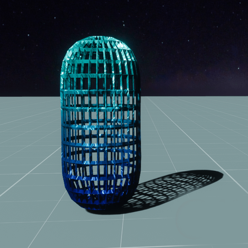 Smooth cylinder cage