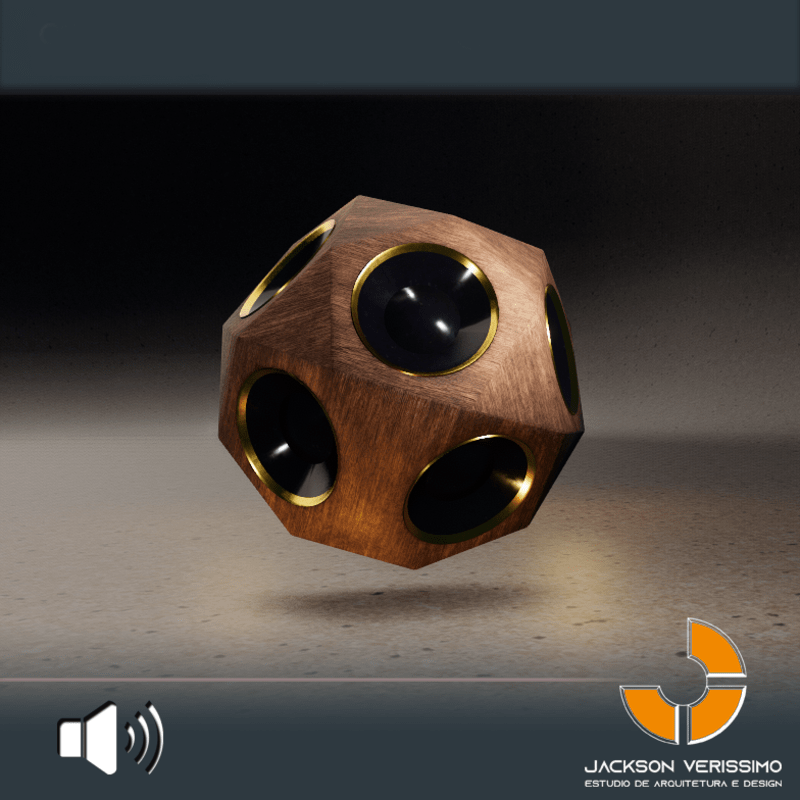 Ball Speaker- Wood 3