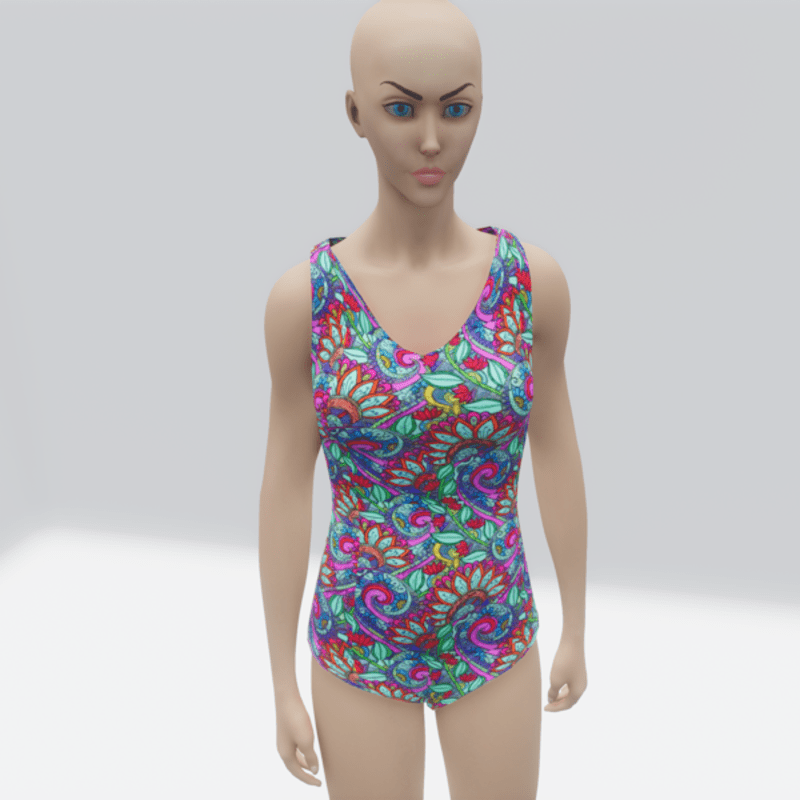 Swim Suit Paisly 1 (TM)