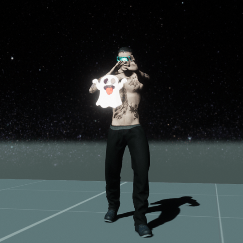 Boo Ghost Rotation with Bounce