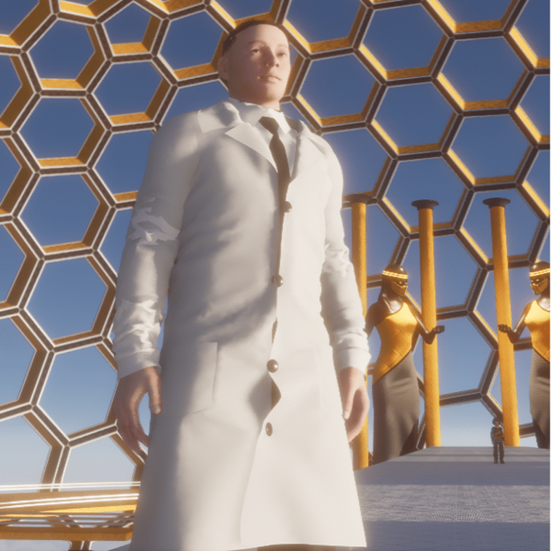 Male Lab Coat