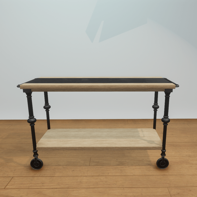 Birch Wood Small Console