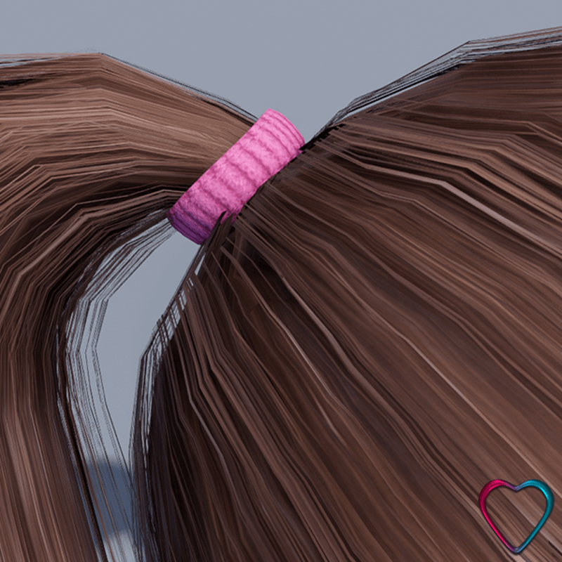 Elastic for Pony Tail - Pink