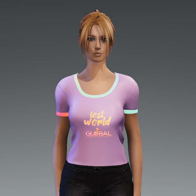Lost World Female T-Shirt 2020 Emissive