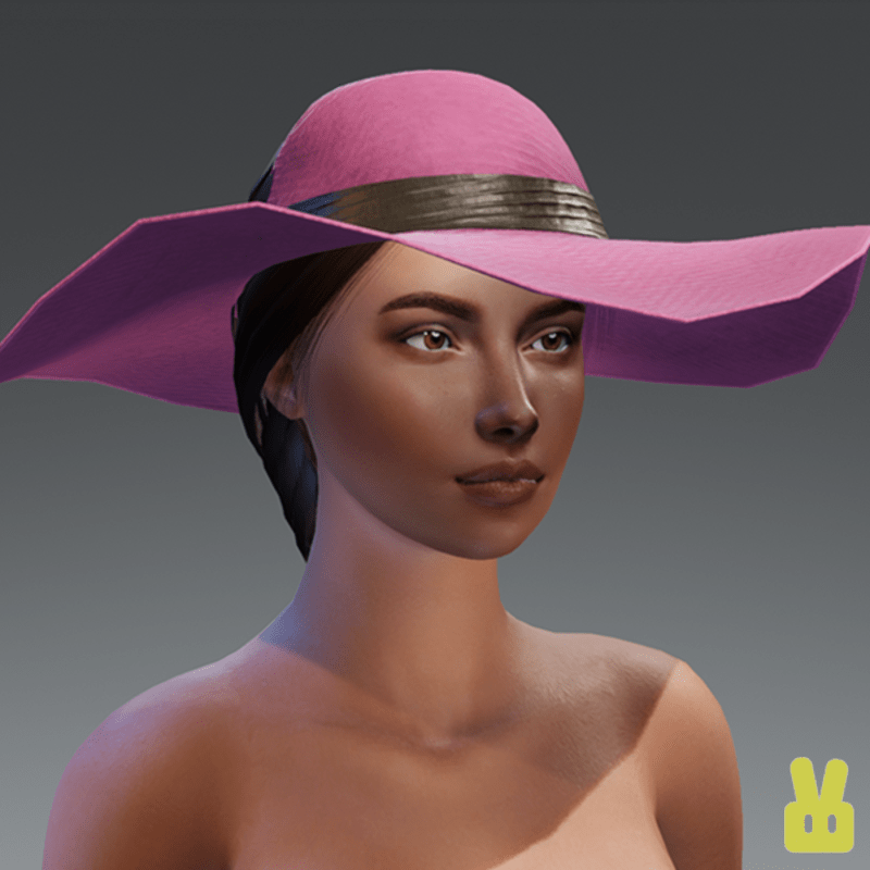 sunhat - pink