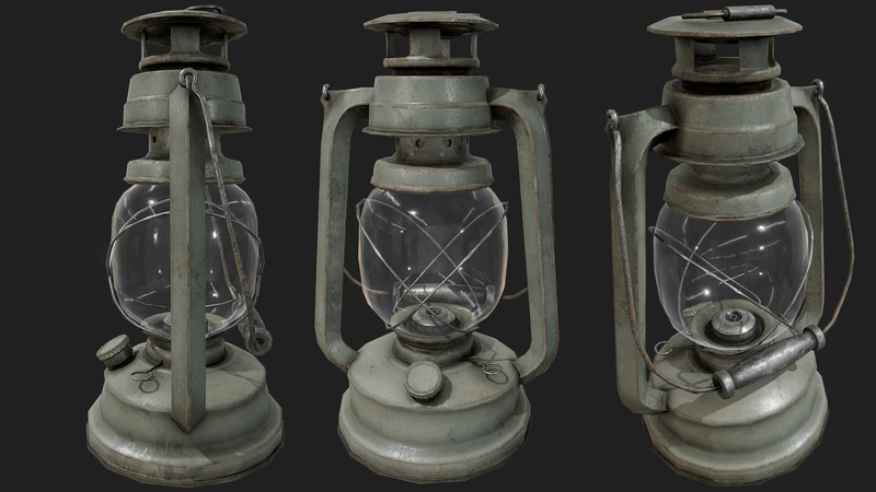 Oil Lamp A