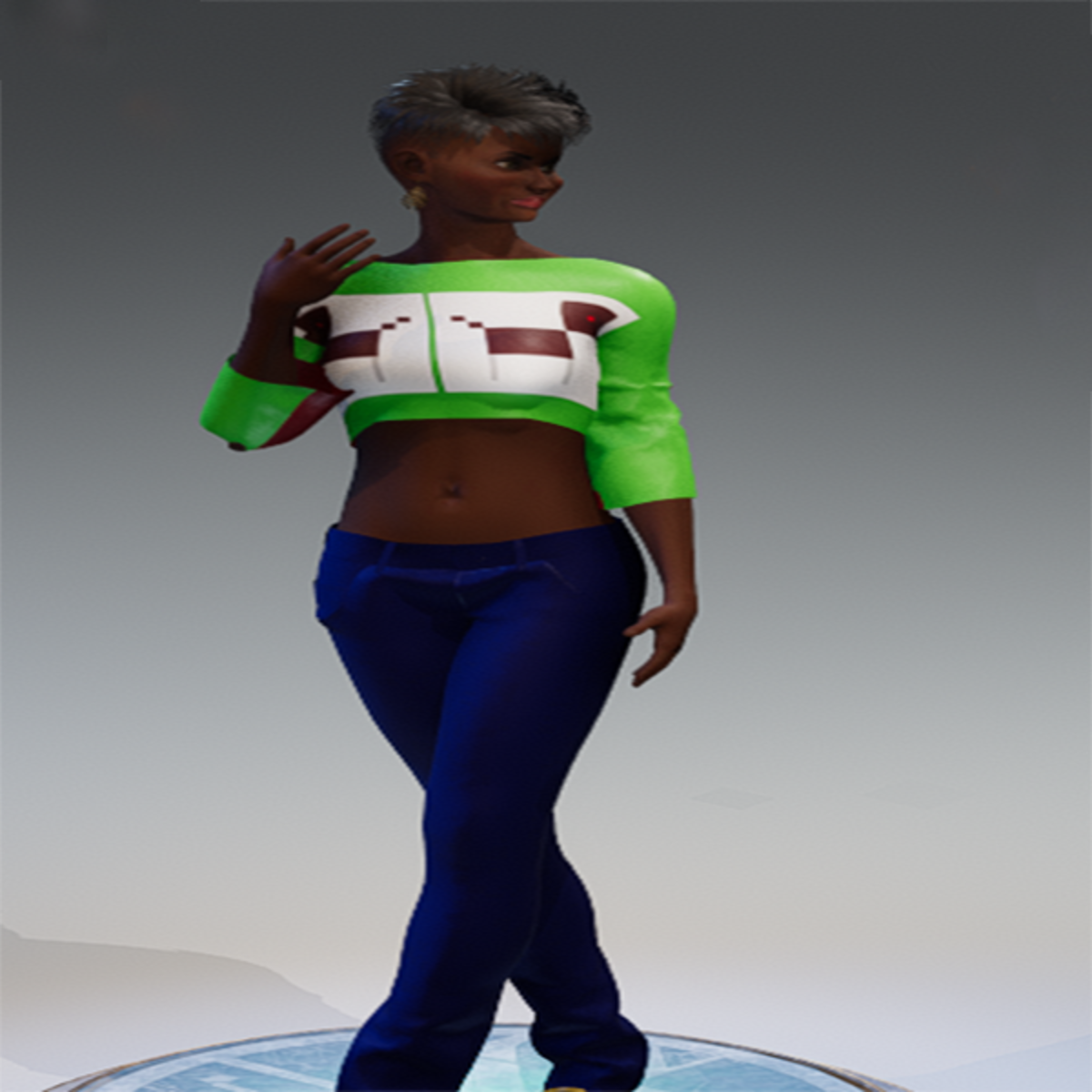 Jeans Slouchy Dark Blue