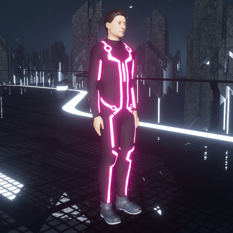 App Costume Hot Pink (Male Version)