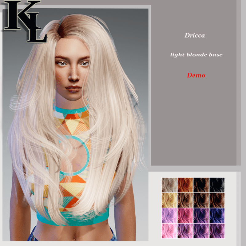 DRICCA -light blonde base-demo