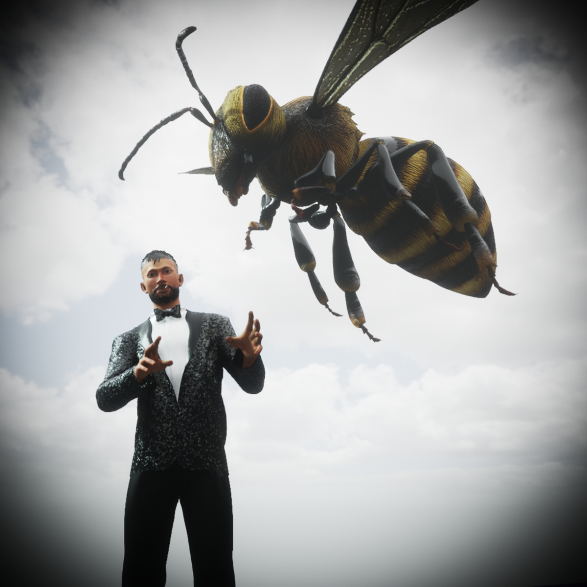 Gigantische Biene :-D