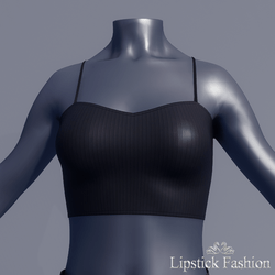 L.F. SOLENE TOP BLACK