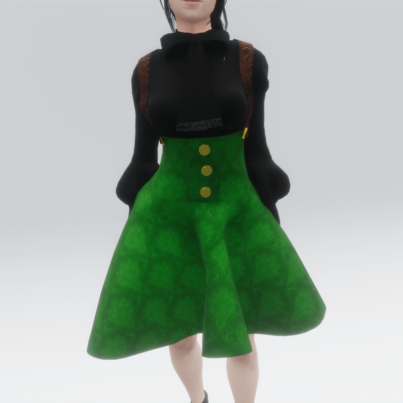 Victorian Irish Flowered Dress