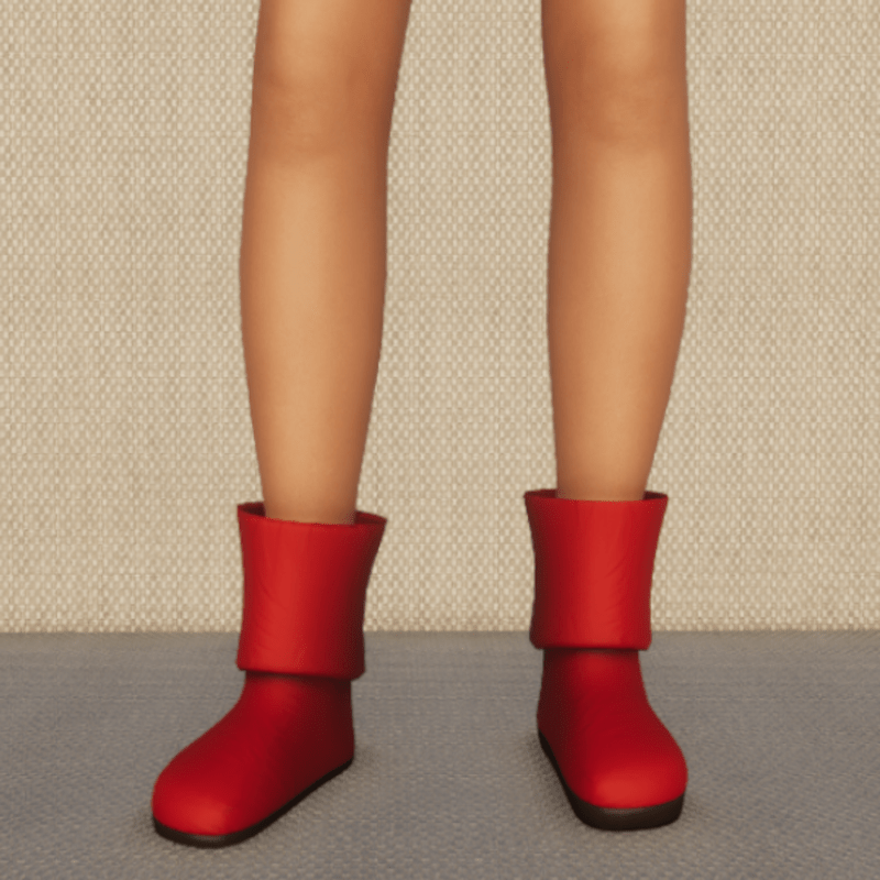Ankle Alina Boots - Red