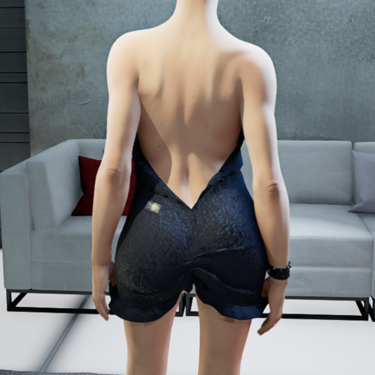 Aley dress dark gray