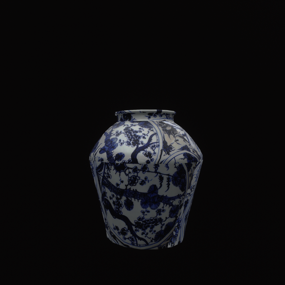 Ming Dynasty Vase Floral Design