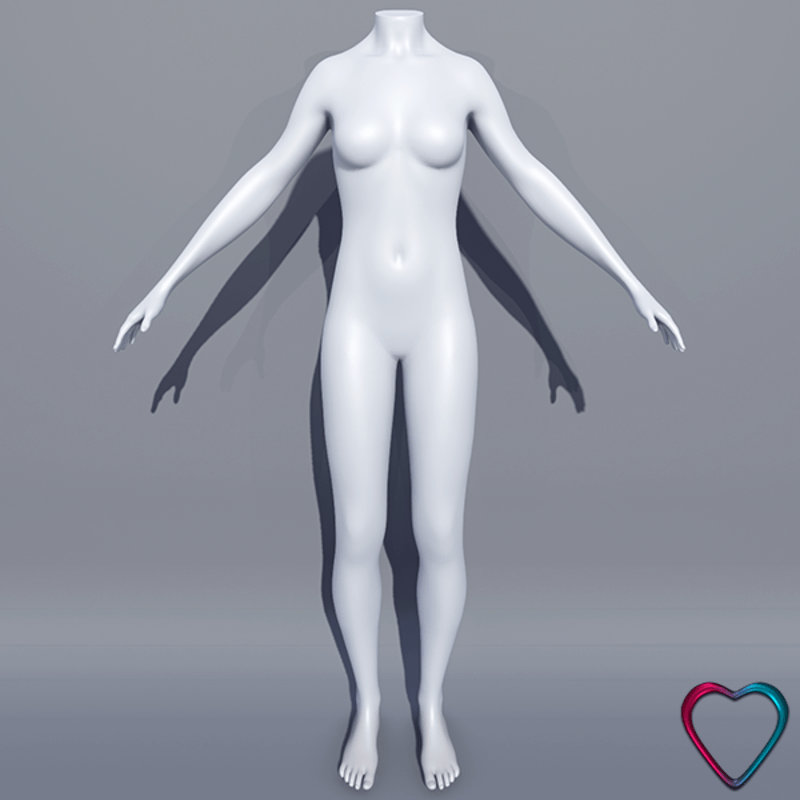 Woman AV2 Mannequin Avatar - White