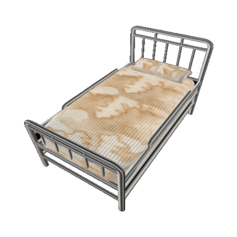 Hospital Bed with disrty matress