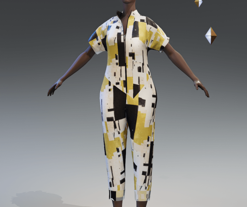 Jumpsuit_Yellow Patch