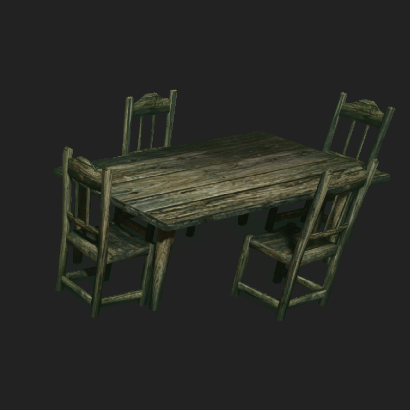 Old Ranch Table Set