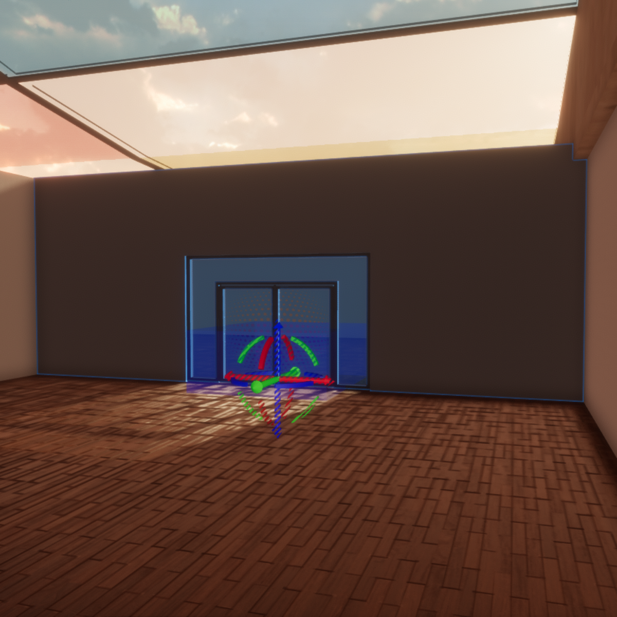 TKA partition wall for building gallery H5 + Door