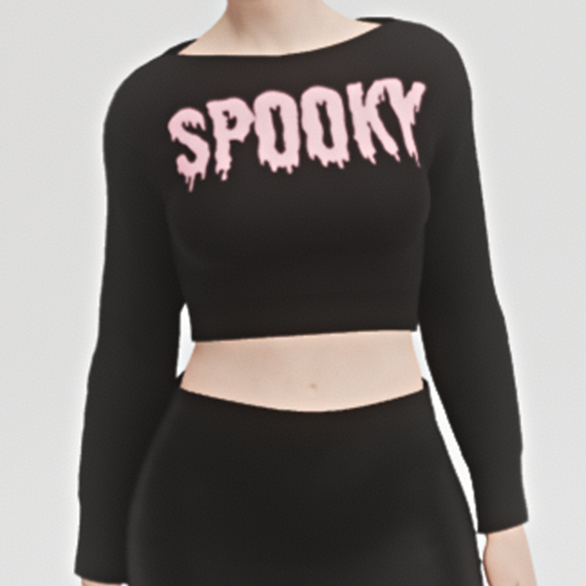 Spooky Pullover Black&Pink
