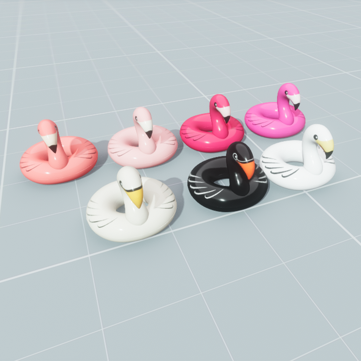 Swim Flamingo
