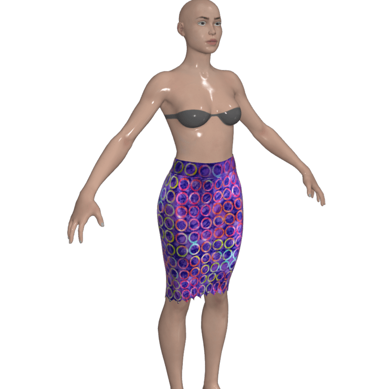 Basic Skirt - Party Circles