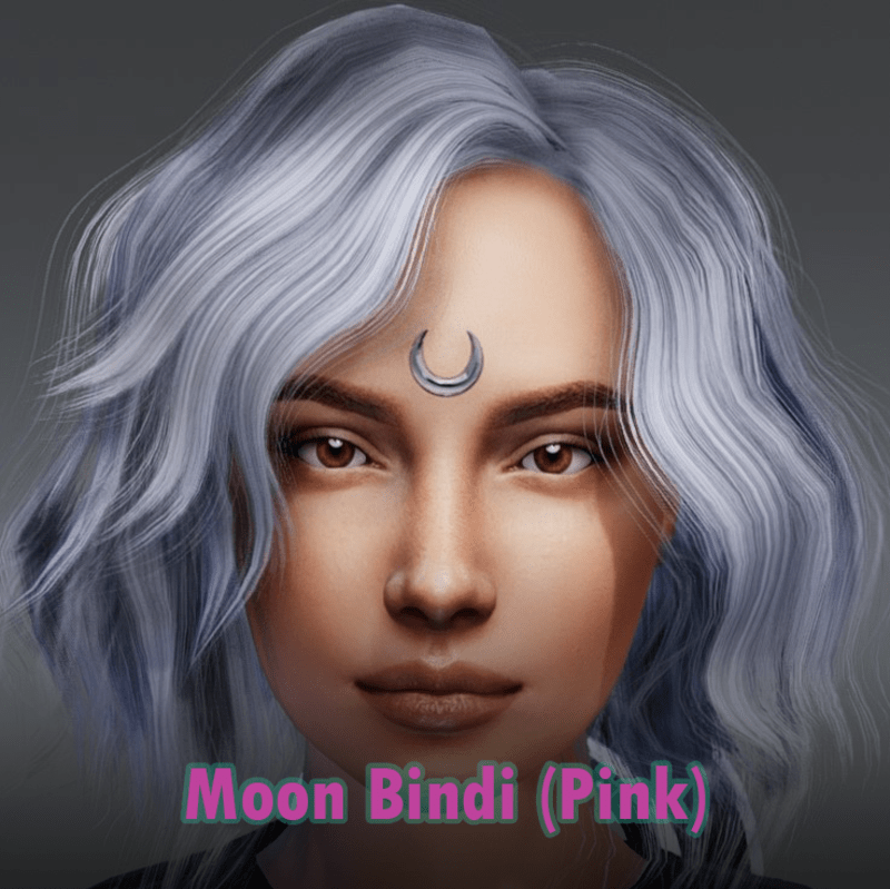 Moon Bindi - Pink Color (Glasses)
