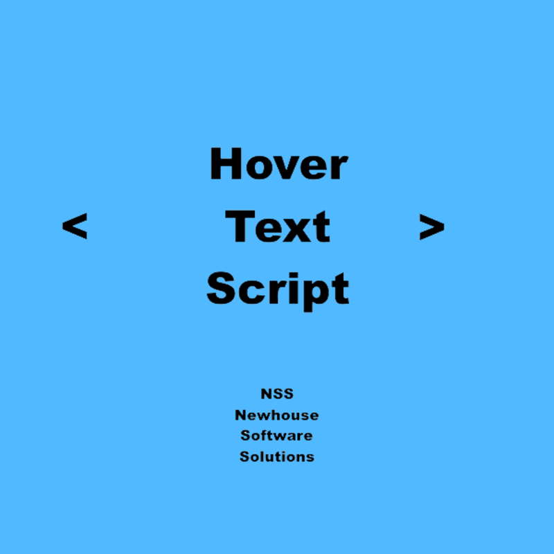 HoverText Script