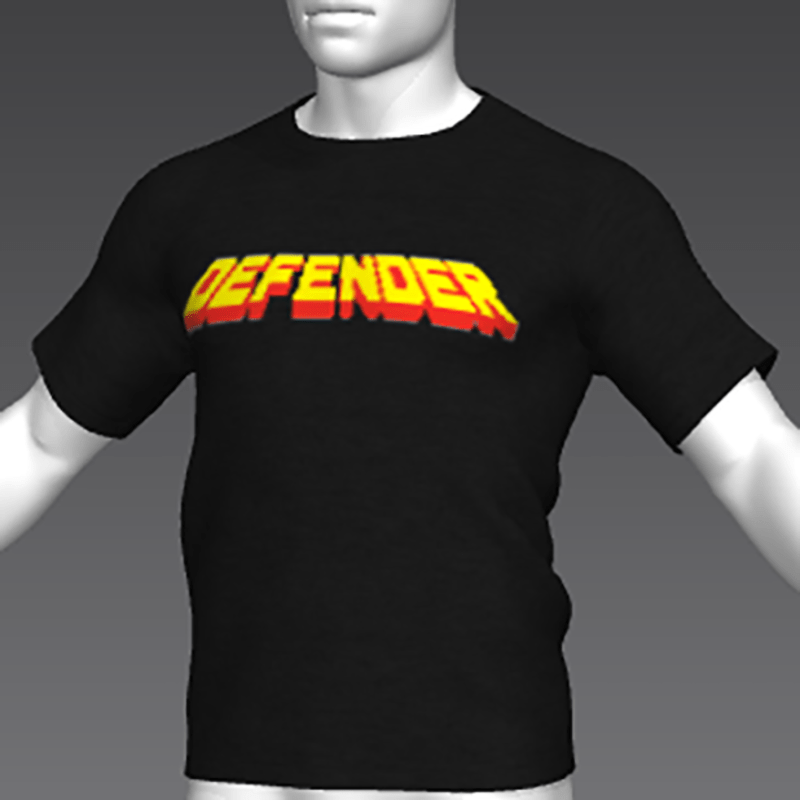 Ready Player One: Defender T-Shirt (Black) (M)