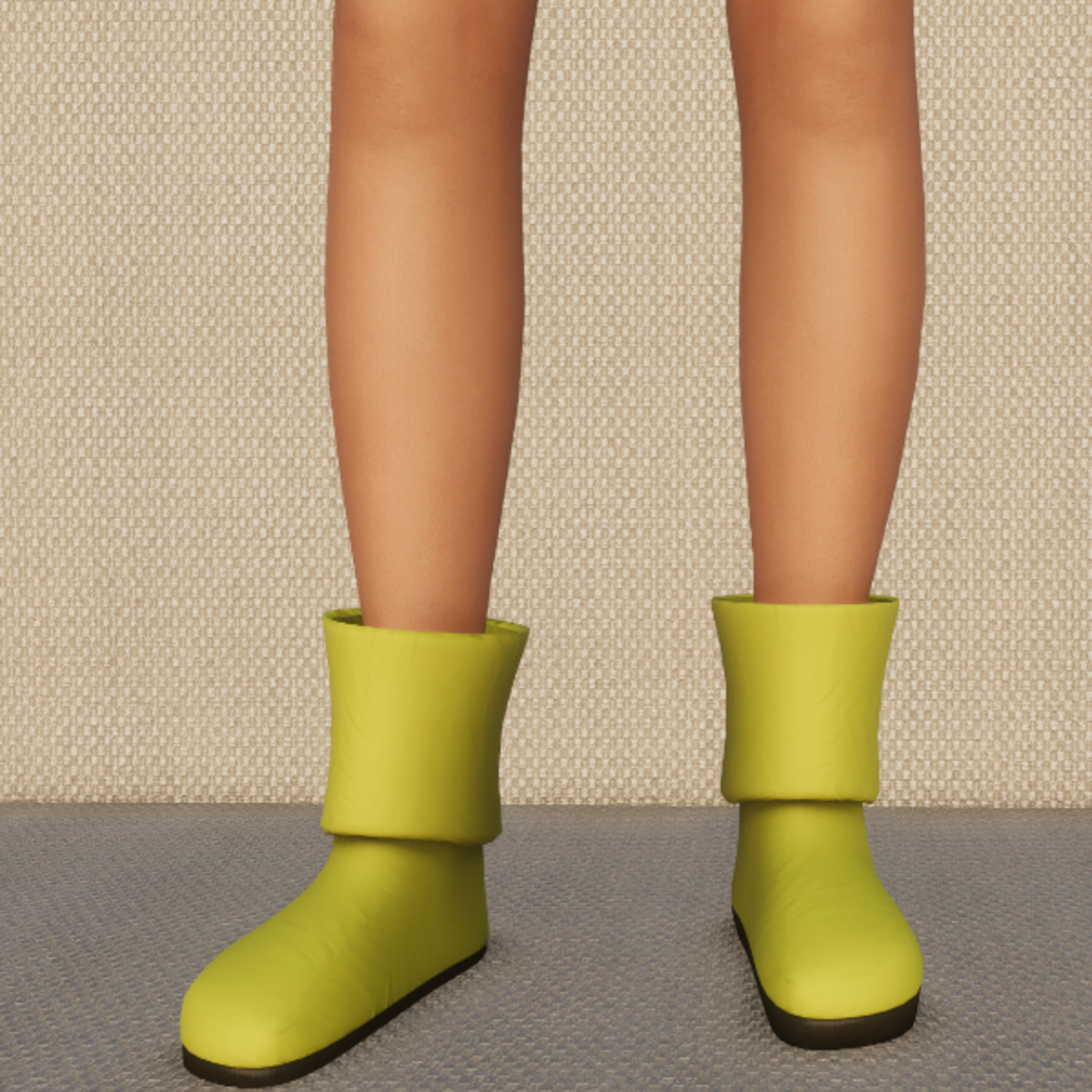 Ankle Alina Boots - Yellow