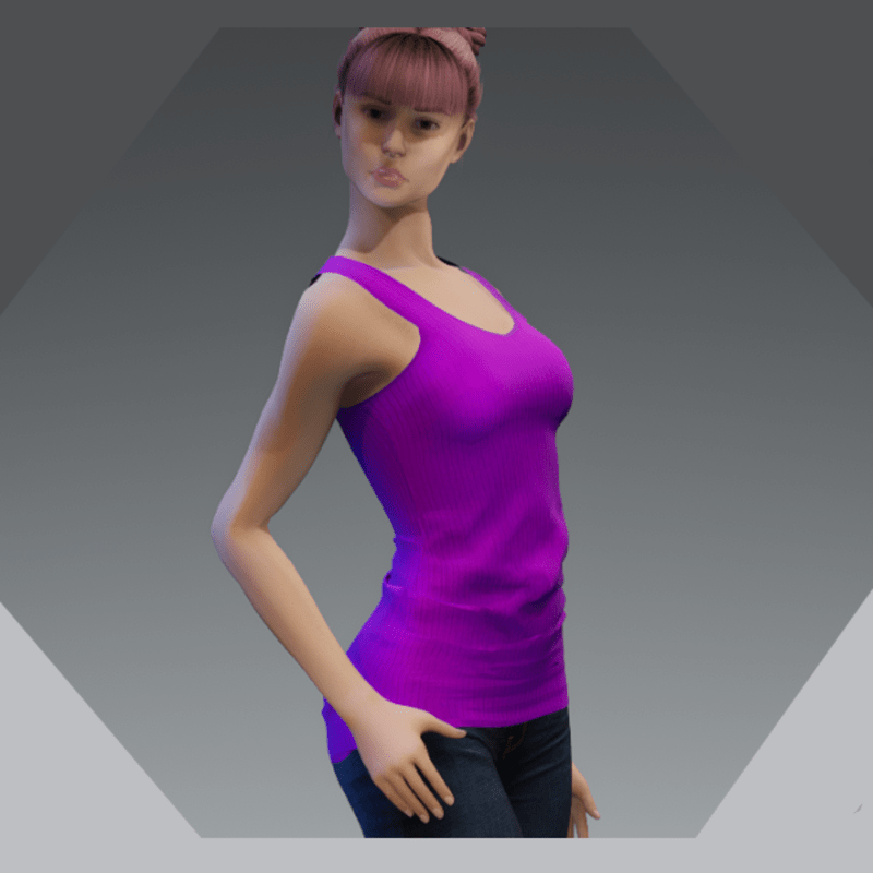 Snug Tank Top - Purple