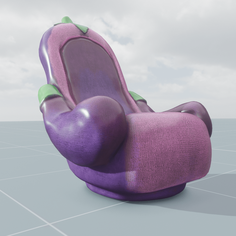 AubergineChair