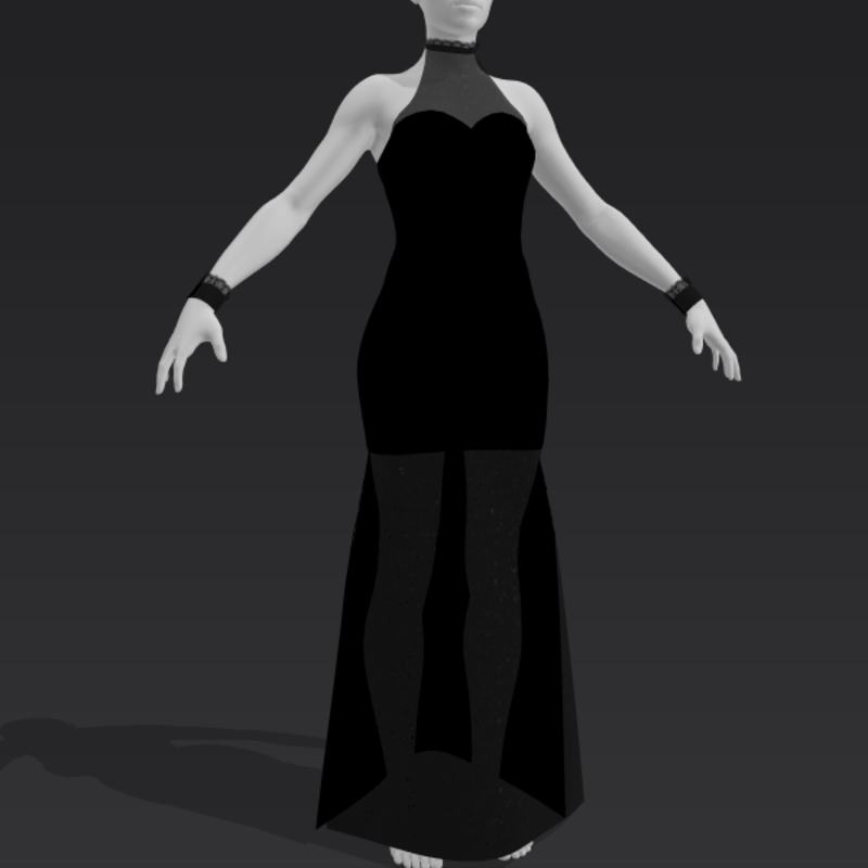 Evening Dress - Black