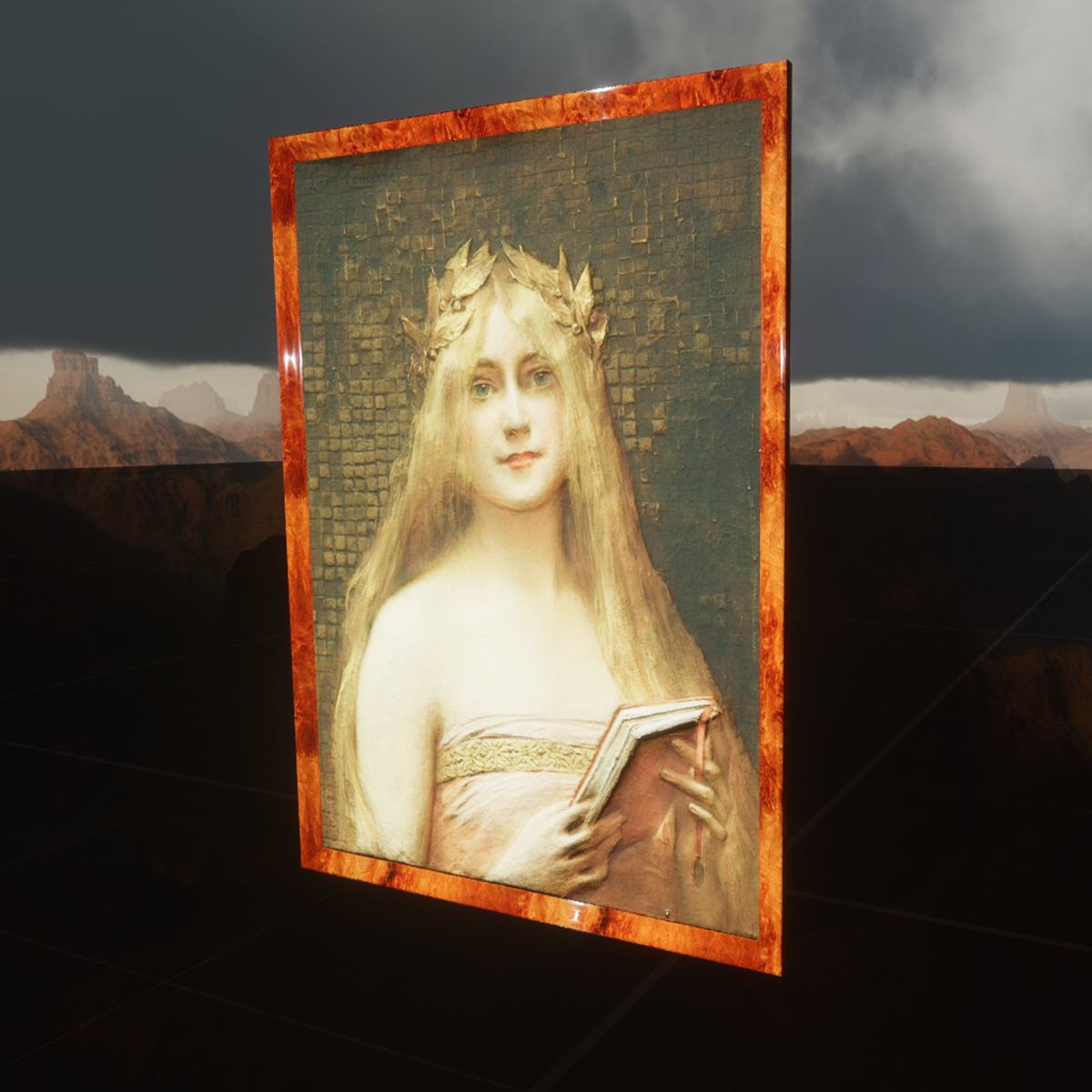 Leon Francois Comerre A Classical Beauty