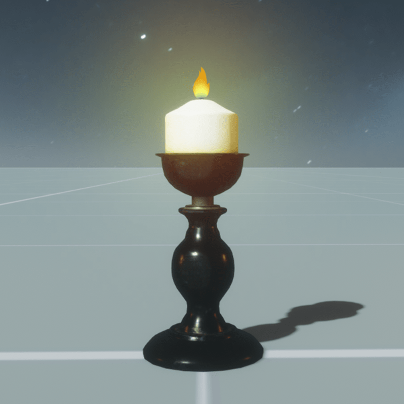 Candle With Fire_Short