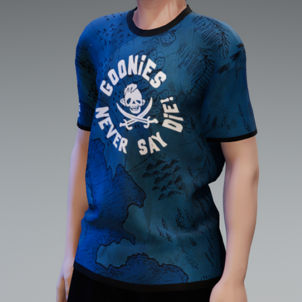 NeverSayDie Blu T-shirt