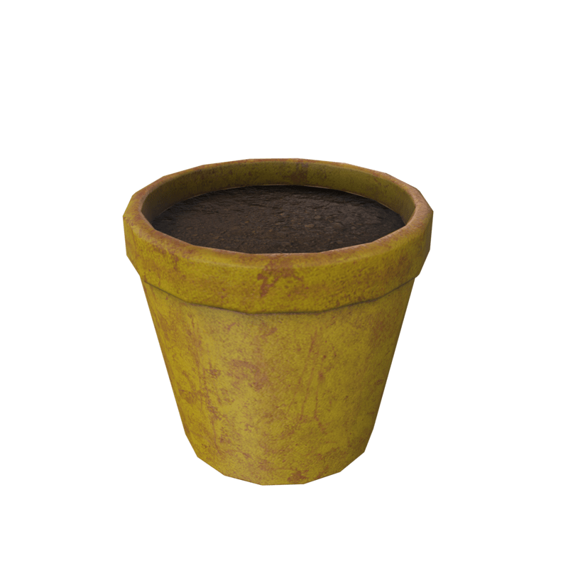 Flower Pot - Yellow