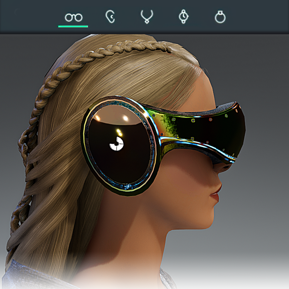 VR Glasses Pulsar- Colored Chrome