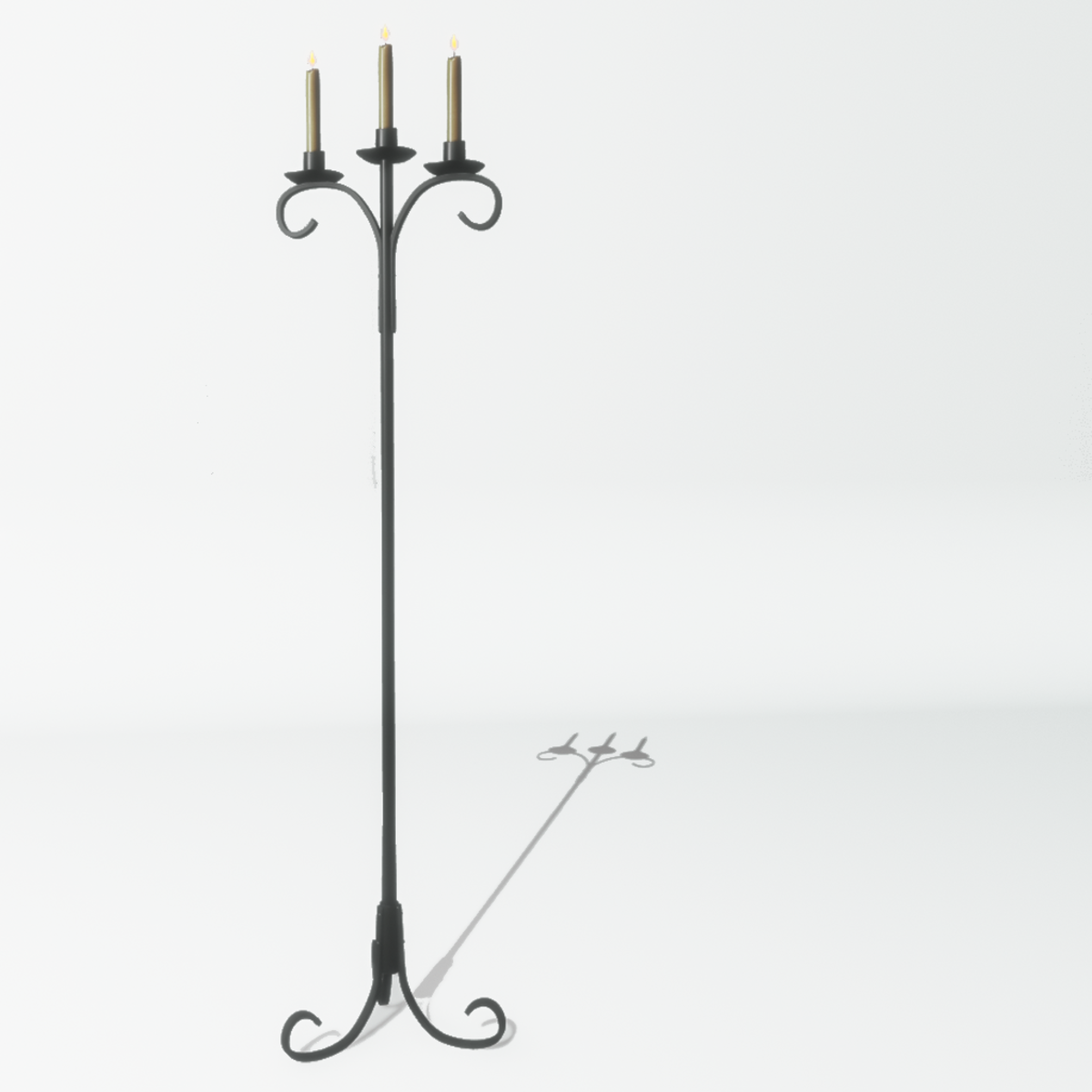 The Lord's Bath Candelabra - Black