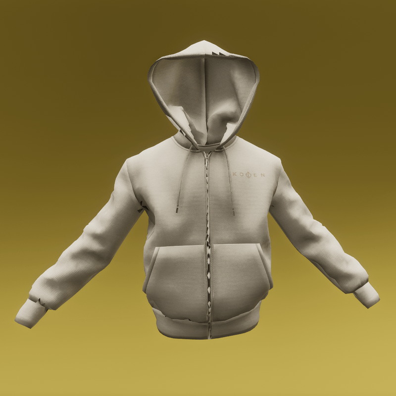 ADORNED KOVEN HOODIE - SAND