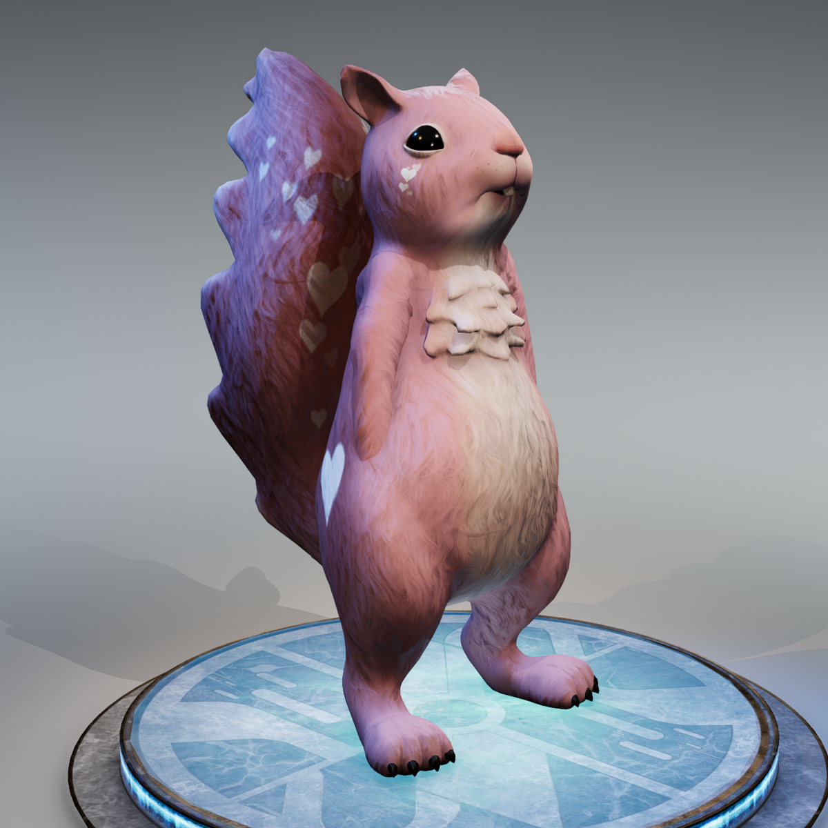 Squirrel - Dreamy Pink